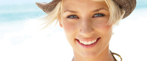 Smiling Woman at the Beach